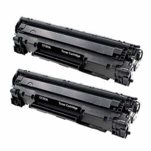 2x HP 83A (CF283A) Toner zwart - Huismerk