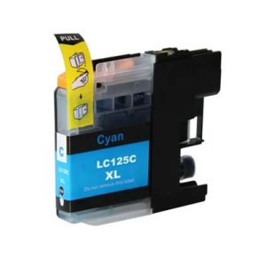 Brother LC-125C XL inktcartridge cyaan - Huismerk