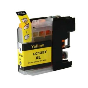 Brother LC-125Y XL inktcartridge geel - Huismerk