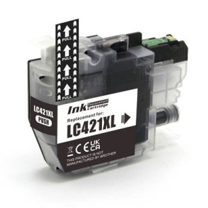 Brother LC-421BK XL inktcartridge zwart - Huismerk