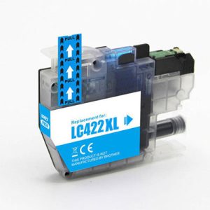 Brother LC-422C XL inktcartridge cyaan - Huismerk