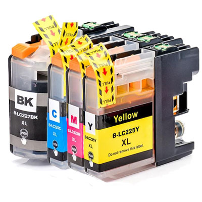 Brother LC-225 / LC-227 inktcartridges voordeelset (4 stuks) - Huismerk