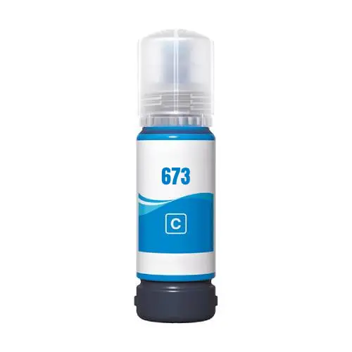 Epson 673 (T6732) Ecotank Cyaan - Huismerk